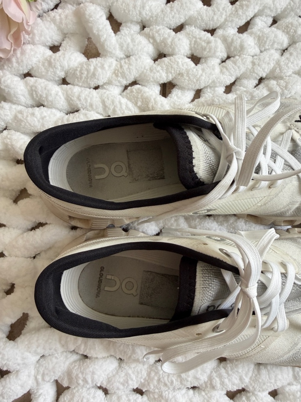 On Cloud Cloud X Women’s White Athletic Shoes Size 10.5 - Picture 6 of 10